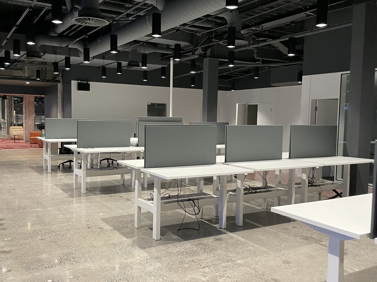 Après-construction, plateau de bureaux