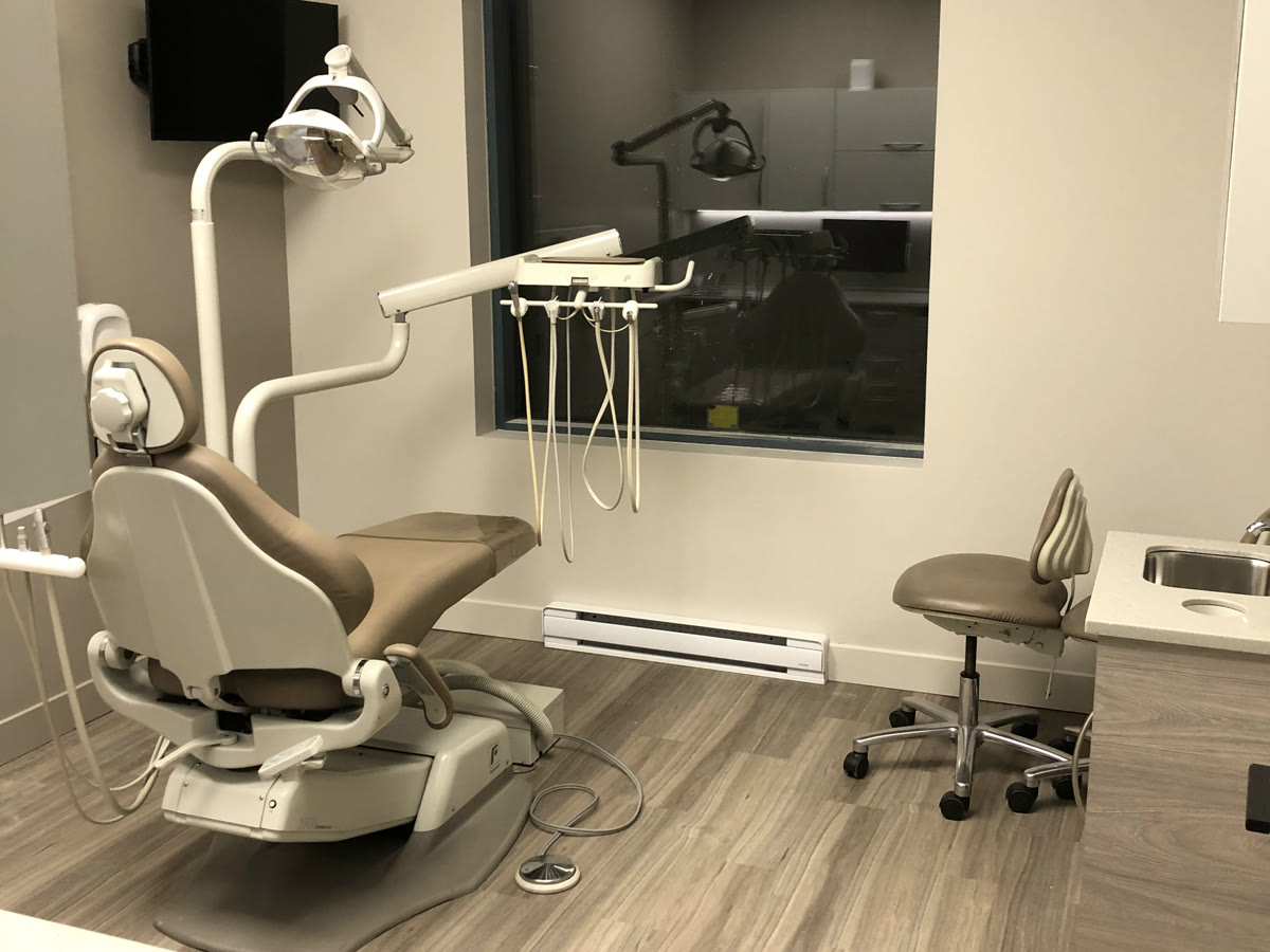 Clinique dentaire, après le nettoyage