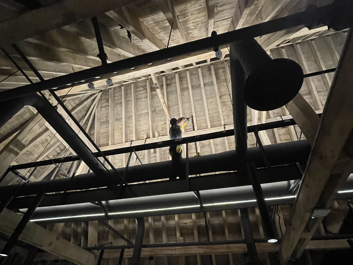 Nettoyage en hauteur, immeuble patrimonial